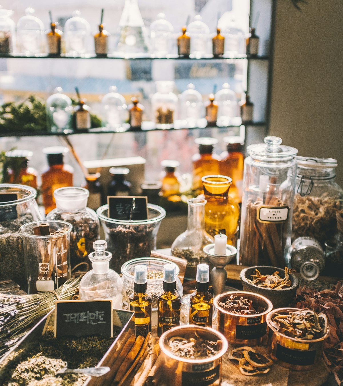 Vedatma Pharmacy — the preparation counter